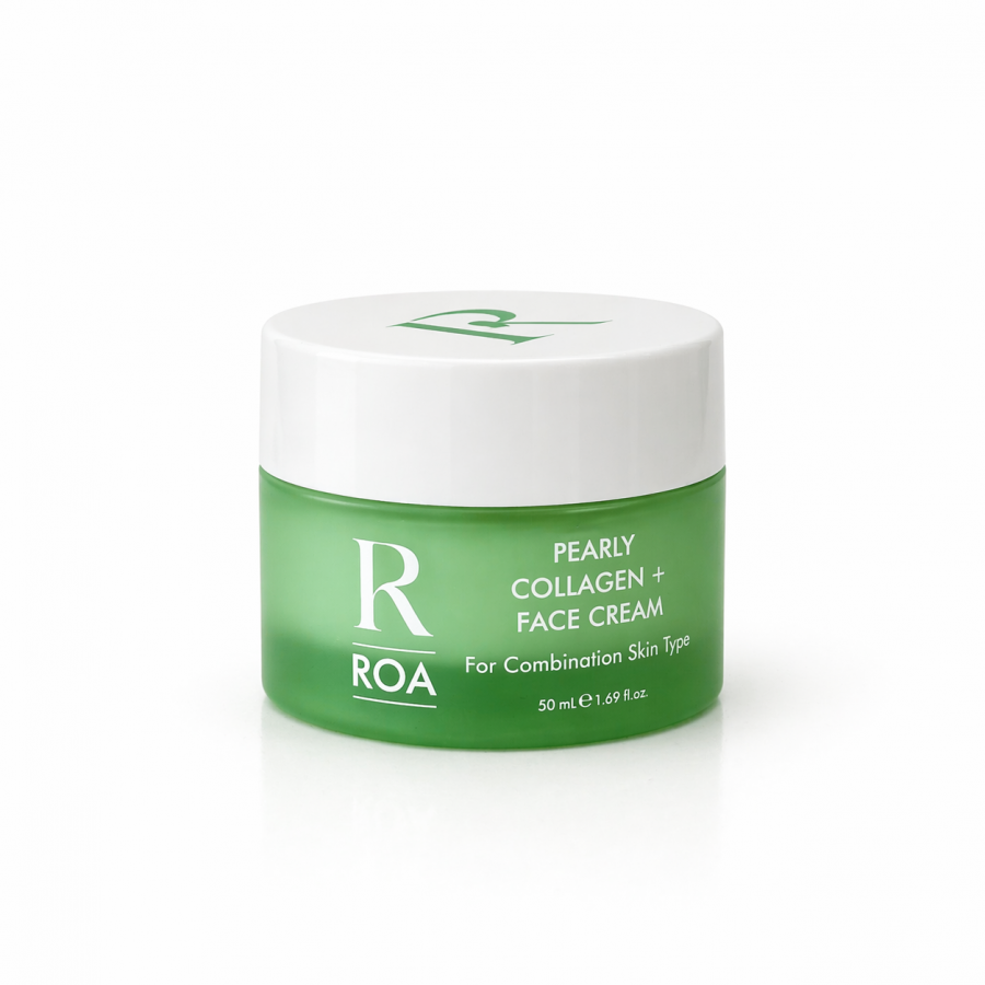 Roa Bitkisel Pearly Collagen Karma Ciltler Için Yüz Kremi 50 ml