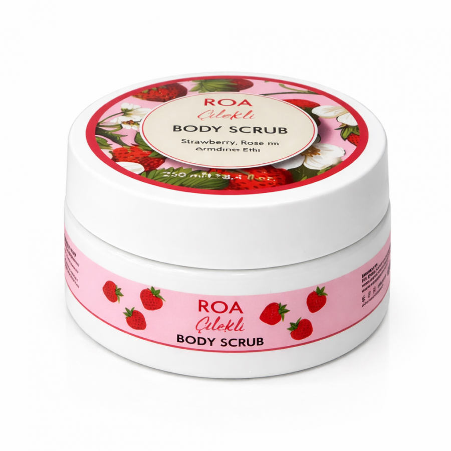 Roa Bitkisel Çilek Vücut Peeling 250 ml