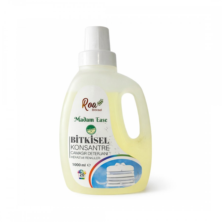 Bitkisel Konsantre Çamaşır Deterjanı (Beyaz Ve Renkliler)1000ml