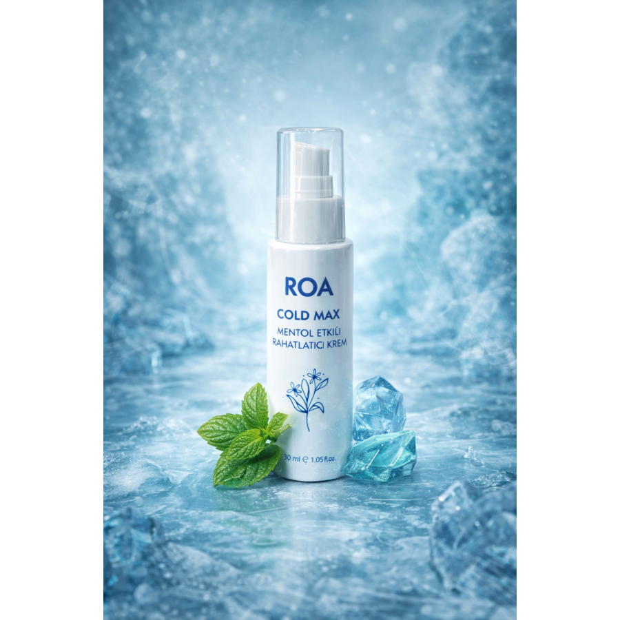 Roa Bitkisel Cold Max Mentol Etkili Rahatlatıcı Krem 75 ml