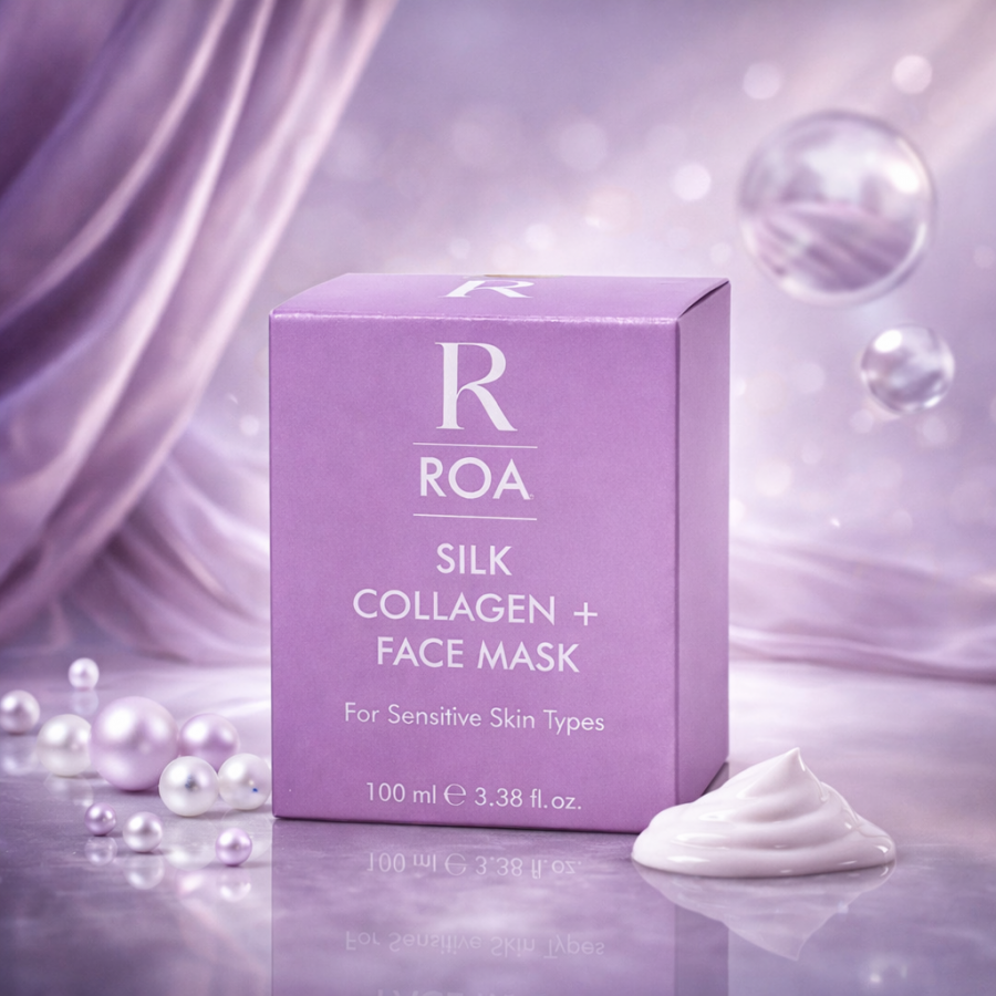 Roa Bitkisel Hassas Ciltler Için Silk Collagen Face Mask 100 ml