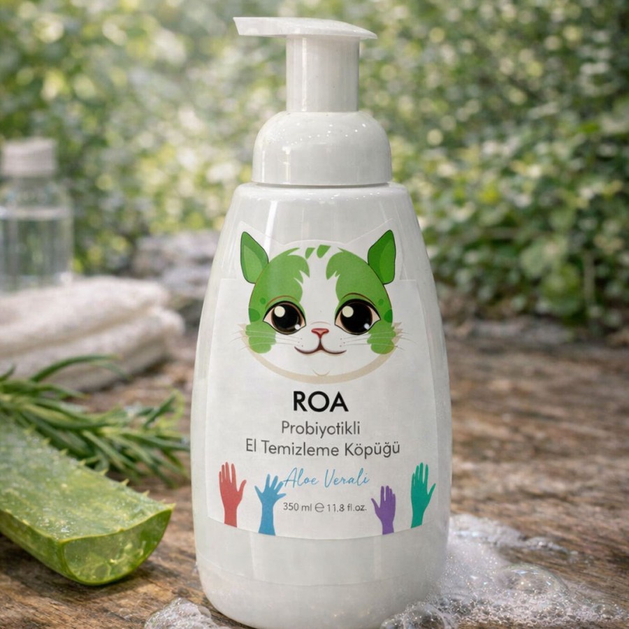 Roa Bitkisel Probiyotikli El Temizleme Köpük Sabun 350 ml Aloe Vera Roa Bitkisel Probiyotikli El Temizleme Köpük Sabun 350 ml Aloe Vera